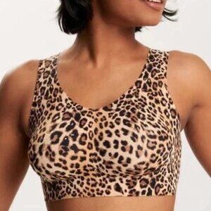 Evelyn & Bobbie The Defy Bra Leopard Size M